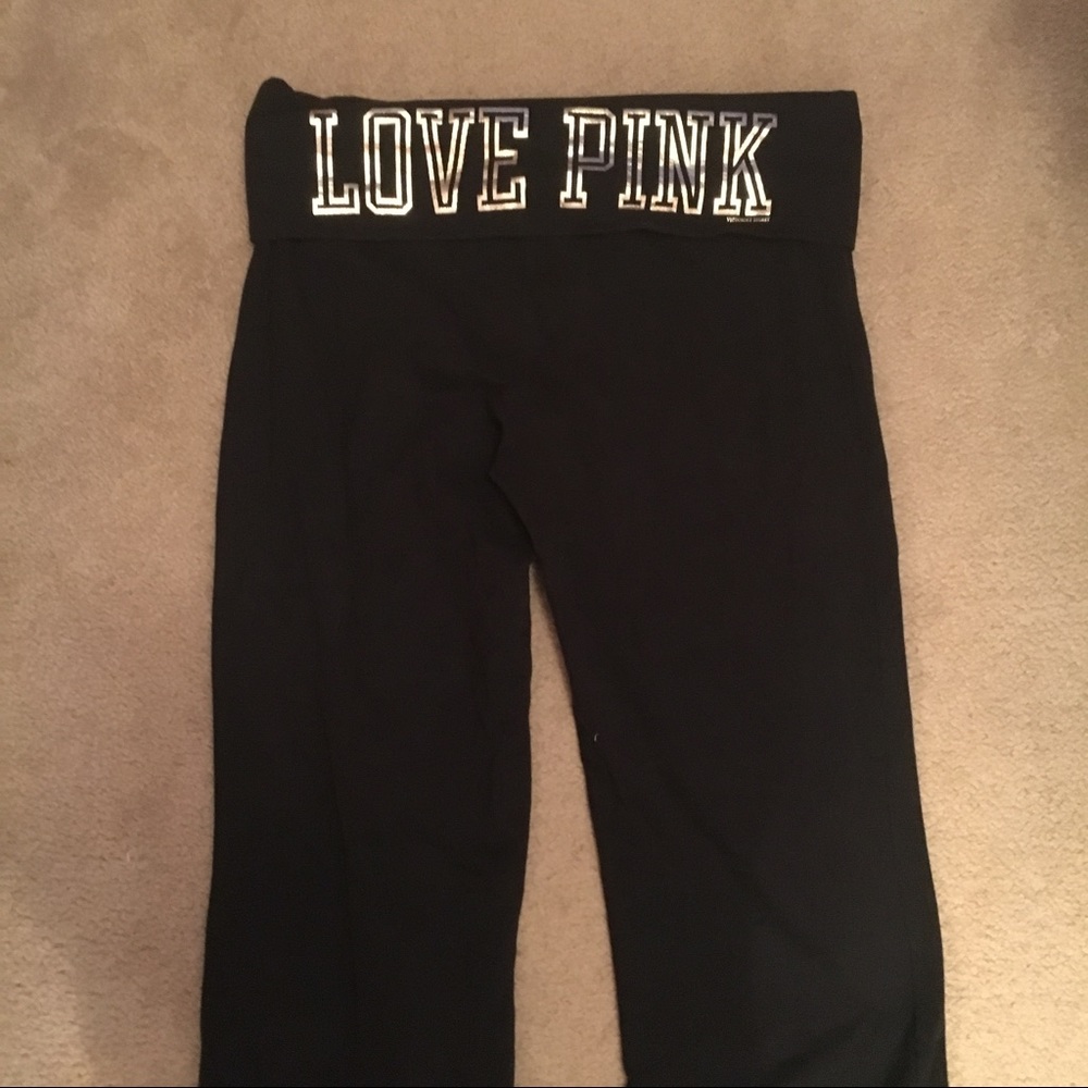 Pink yoga pants